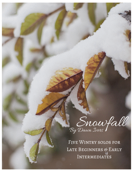 Free Sheet Music Snowfall 5 Wintry Piano Solos