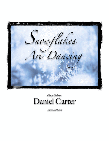 Snowflakes Are Dancing Piano Solo Sheet Music