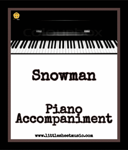 Free Sheet Music Snowman Piano Accompaniment