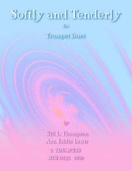 Softly And Tenderly Trumpet Duet Sheet Music