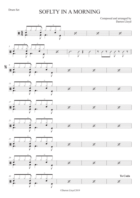 Softly In A Morning Jazz Combo Sheet Music