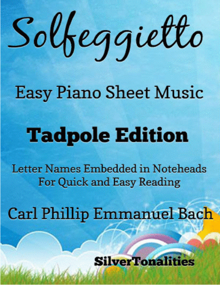 Solfeggietto Easy Piano Sheet Music Tadpole Edition Sheet Music