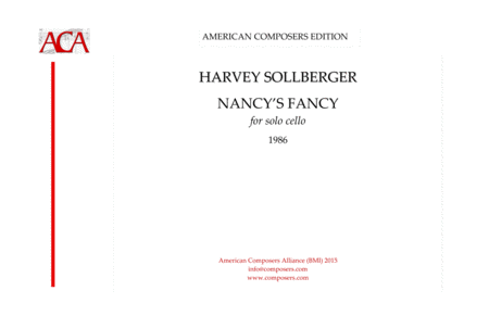 Free Sheet Music Sollberger Nancys Fancy