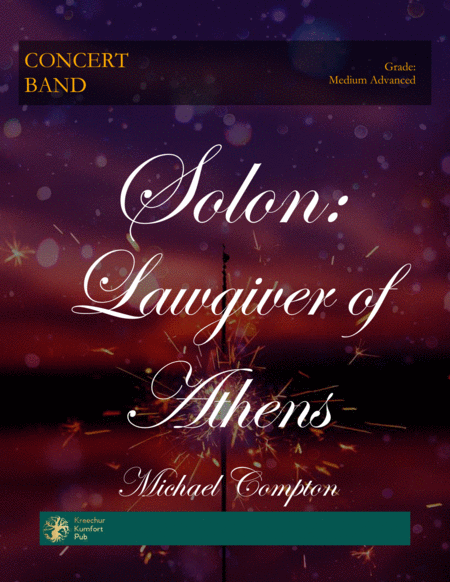 Solon Lawgiver Of Athens For Concert Band Sheet Music