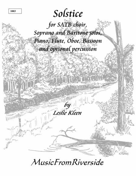 Free Sheet Music Solstice For Satb Choir Soprano And Baritone Solo Piano Flute Oboe Bassoon And Optional Percussion