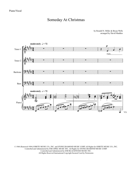 Someday At Christmas Sheet Music