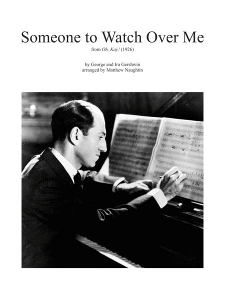 Free Sheet Music Someone To Watch Over Me For String Orchestra