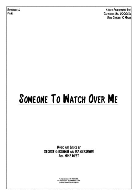 Free Sheet Music Someone To Watch Over Me Piano