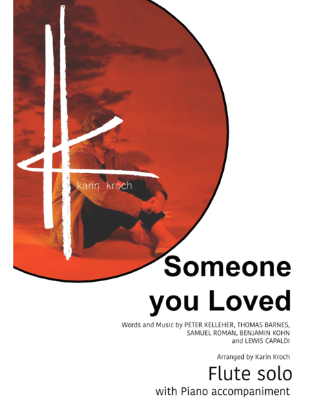 Someone You Loved Lewis Capaldi Flute Piano Accompaniment Sheet Music