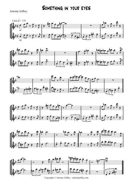 Something In Your Eyes Sheet Music