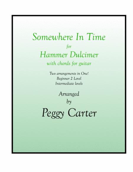 Free Sheet Music Somewhere In Time Hammer Dulcimer Solo