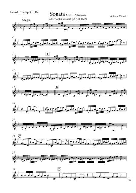 Sonata Ab Sheet Music