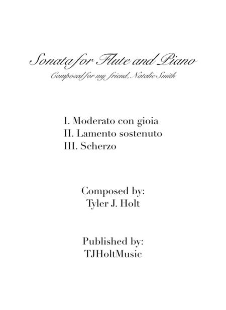 Sonata For Flute And Piano Op 12 Sheet Music