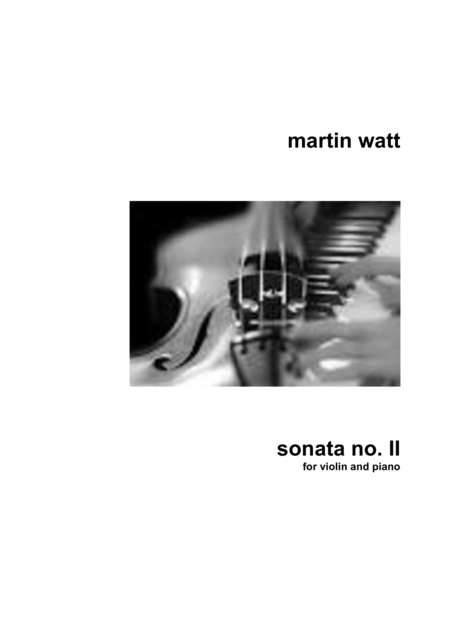 Sonata For Violin And Piano No Ii Sheet Music