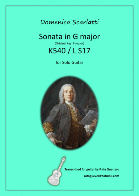 Free Sheet Music Sonata K540 L S17