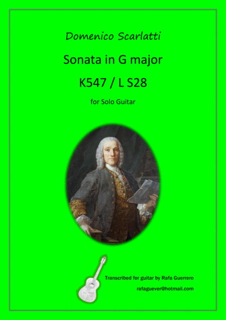 Free Sheet Music Sonata K547 L S28