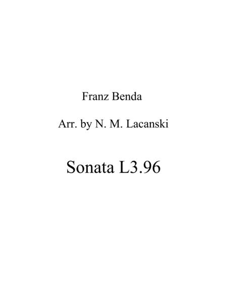 Free Sheet Music Sonata L3 96 Movement 1