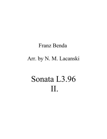 Free Sheet Music Sonata L3 96 Movement 2