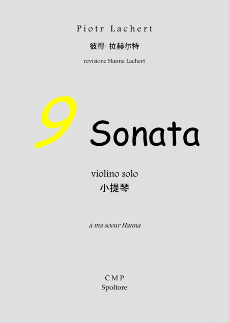 Free Sheet Music Sonata No 9 For Violin Solo