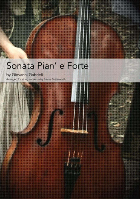 Free Sheet Music Sonata Pian E Forte For String Orchestra