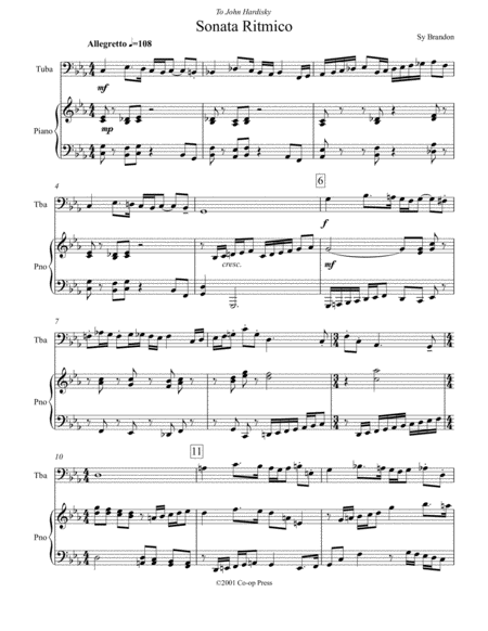 Sonata Ritmico Sheet Music