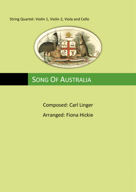 Song Of Australia Sheet Music