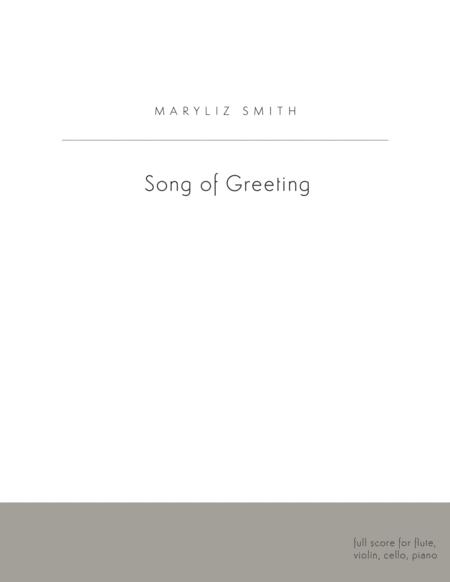 Song Of Greeting Sheet Music