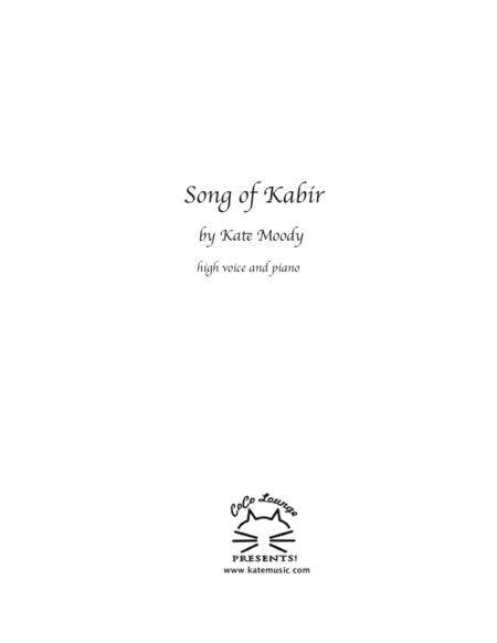 Song Of Kabir High Voice Sheet Music