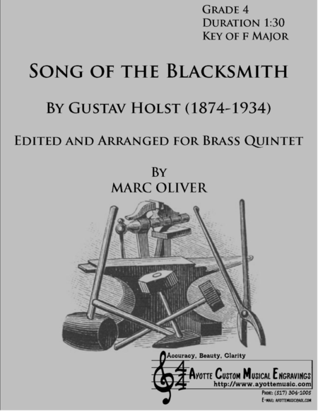 Song Of The Blacksmith Sheet Music