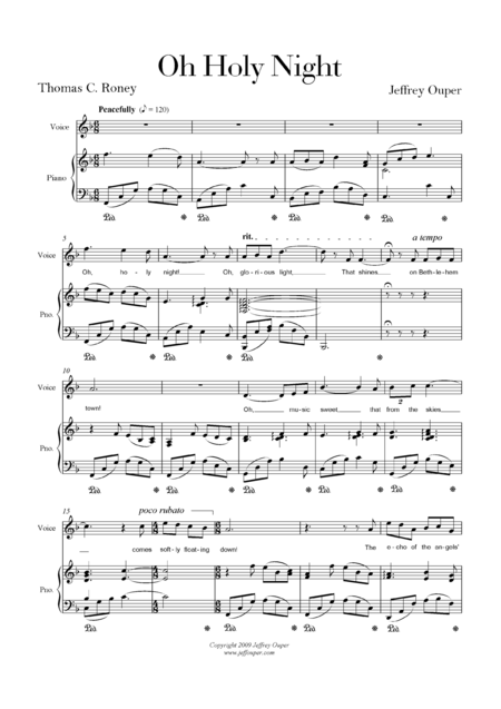 Songs For Christmas Eve Sheet Music