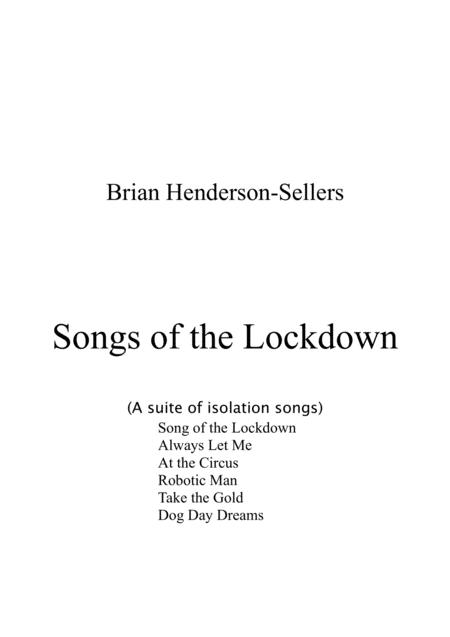 Songs Of The Lockdown A Suite Of Isolation Songs Sheet Music