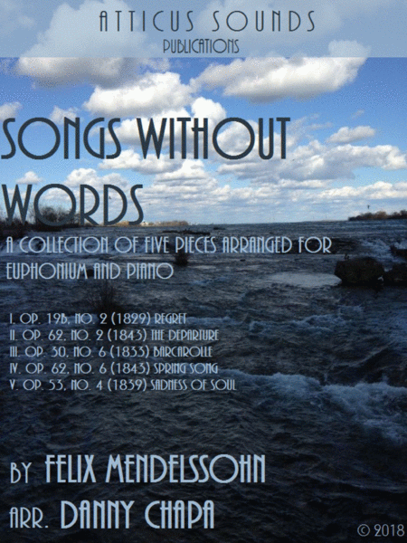 Songs Without Words A Collection Of Five Pieces Arranged For Euphonium And Piano Sheet Music