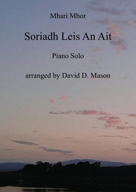 Free Sheet Music Soriadh Leis An Ait Farewell To The Place