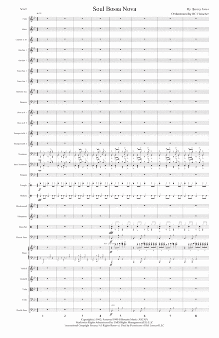 Soul Bossa Nova Sheet Music