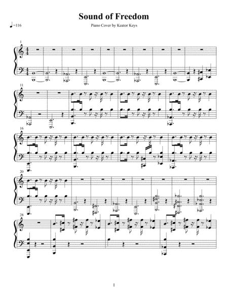 Free Sheet Music Sound Of Freedom Piano