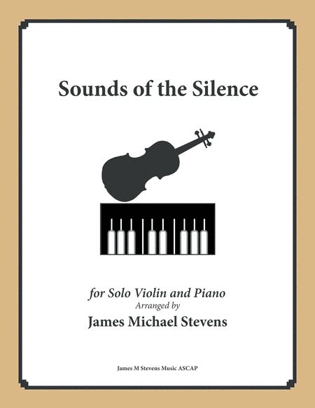 Free Sheet Music Sounds Of The Silence Violin Piano