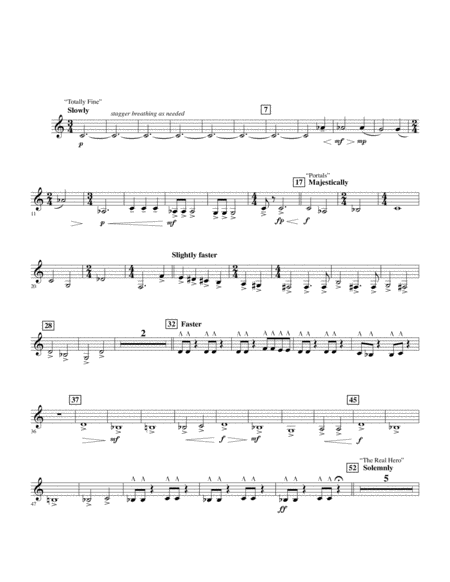 Soundtrack Highlights From Avengers Endgame Arr Michael Brown Bb Bass Clarinet Sheet Music