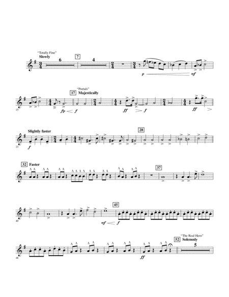 Free Sheet Music Soundtrack Highlights From Avengers Endgame Arr Michael Brown Eb Alto Saxophone 2