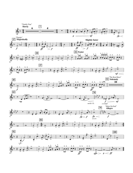 Soundtrack Highlights From Avengers Endgame Arr Michael Brown F Horn 2 Sheet Music