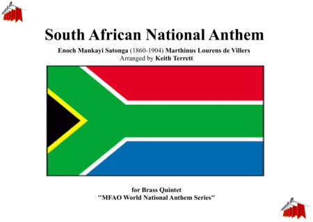 Free Sheet Music South African National Anthem For Brass Quintet