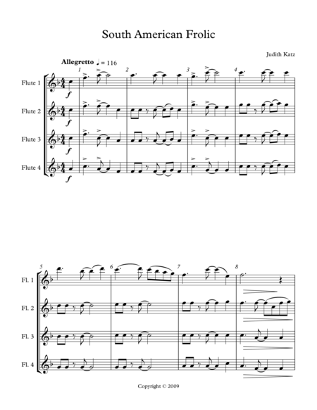 South American Frolic Sheet Music