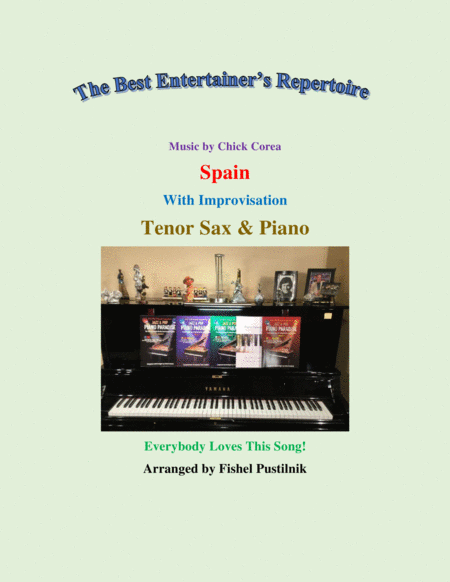 Free Sheet Music Spain For Tenor Sax And Piano With Improvisation Video