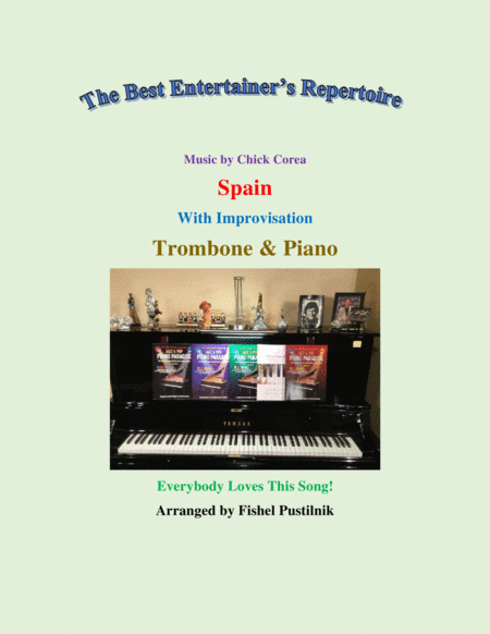 Free Sheet Music Spain For Trombone And Piano With Improvisation Video