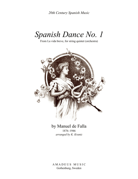 Free Sheet Music Spanish Dance No 1 From La Vida Breve For String Quintet Orchestra
