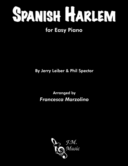 Free Sheet Music Spanish Harlem Easy Piano