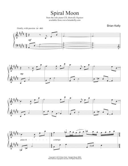 Spiral Moon Sheet Music