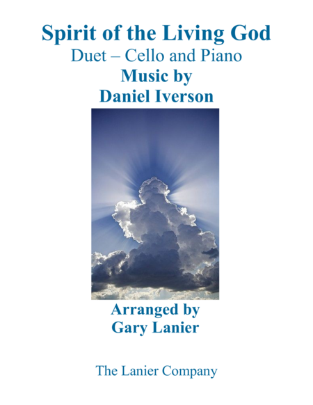 Spirit Of The Living God Duet Cello Piano With Parts Sheet Music