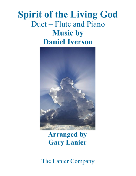 Spirit Of The Living God Duet Flute Piano With Parts Sheet Music