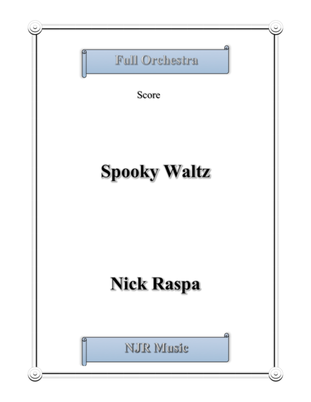 Free Sheet Music Spooky Waltz From Three Dances For Halloween Score