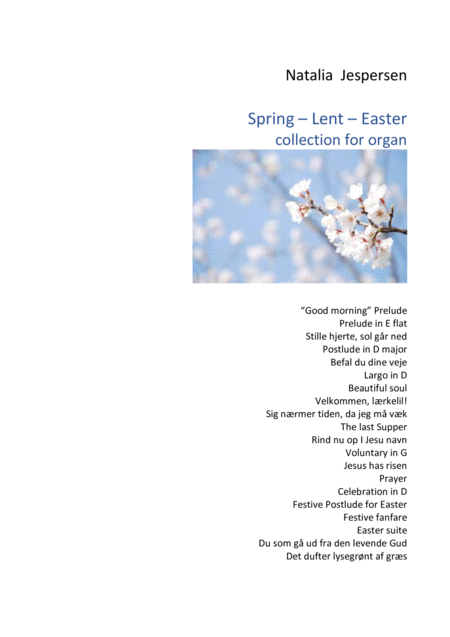 Spring Lent Easter Organ Collection Sheet Music